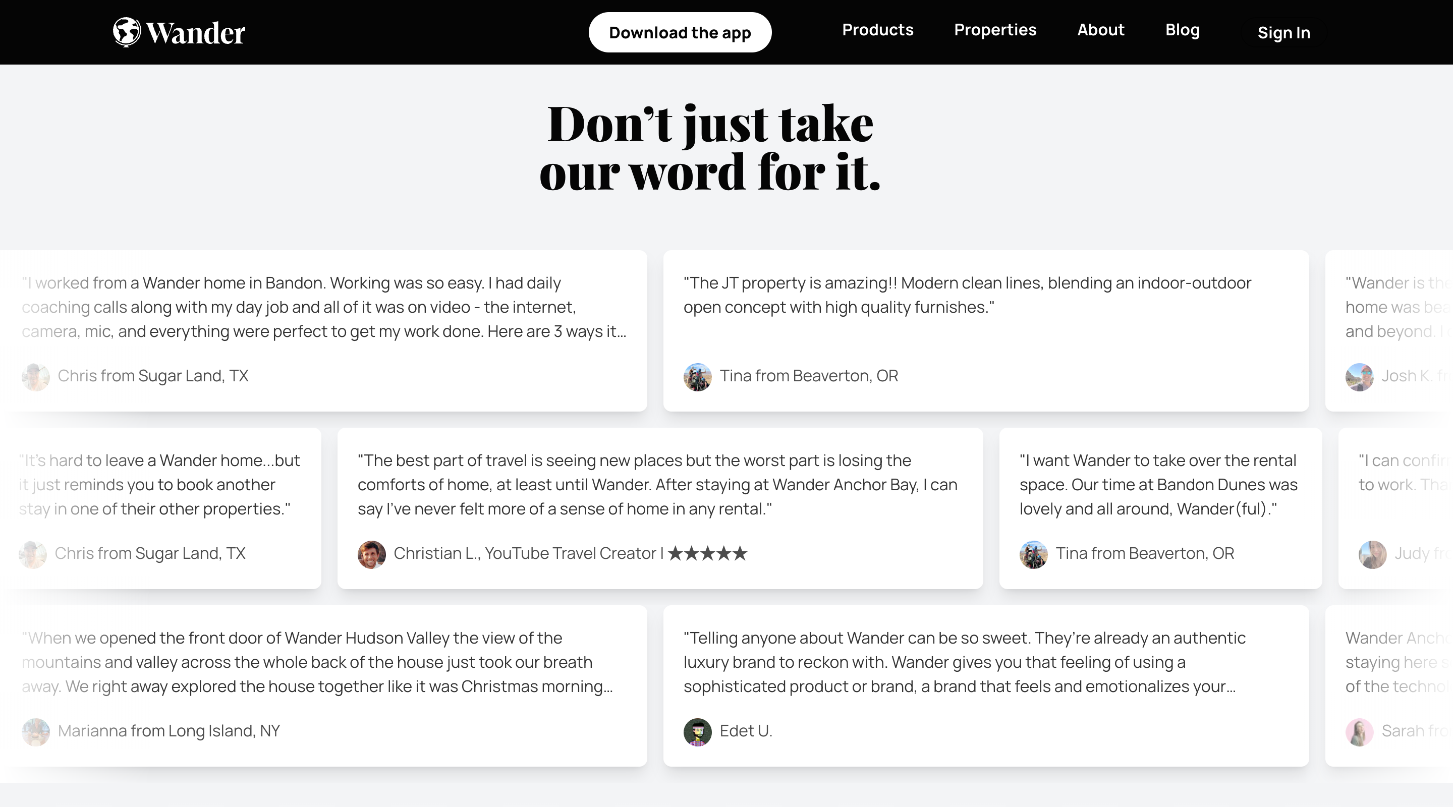 Showcase Example Wander TailwindCSS TailwindCSS 